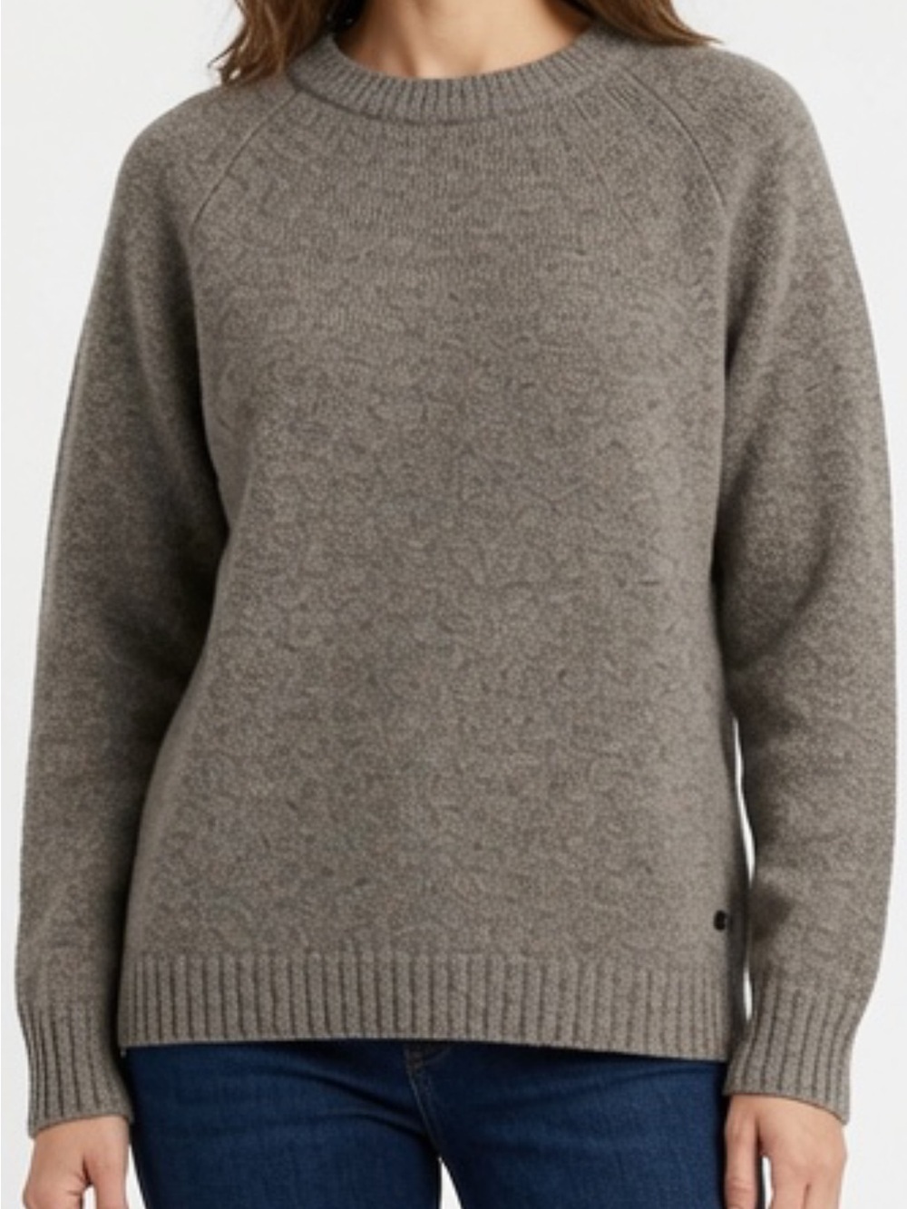 Royal Robbins Heather Gray Scoop Neck Wool Women's Sweater L
